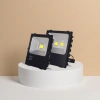 Black LED floodlights, waterproof outdoor lighting, 10W, 30W, 50W options, engineering floodlights details Picture
